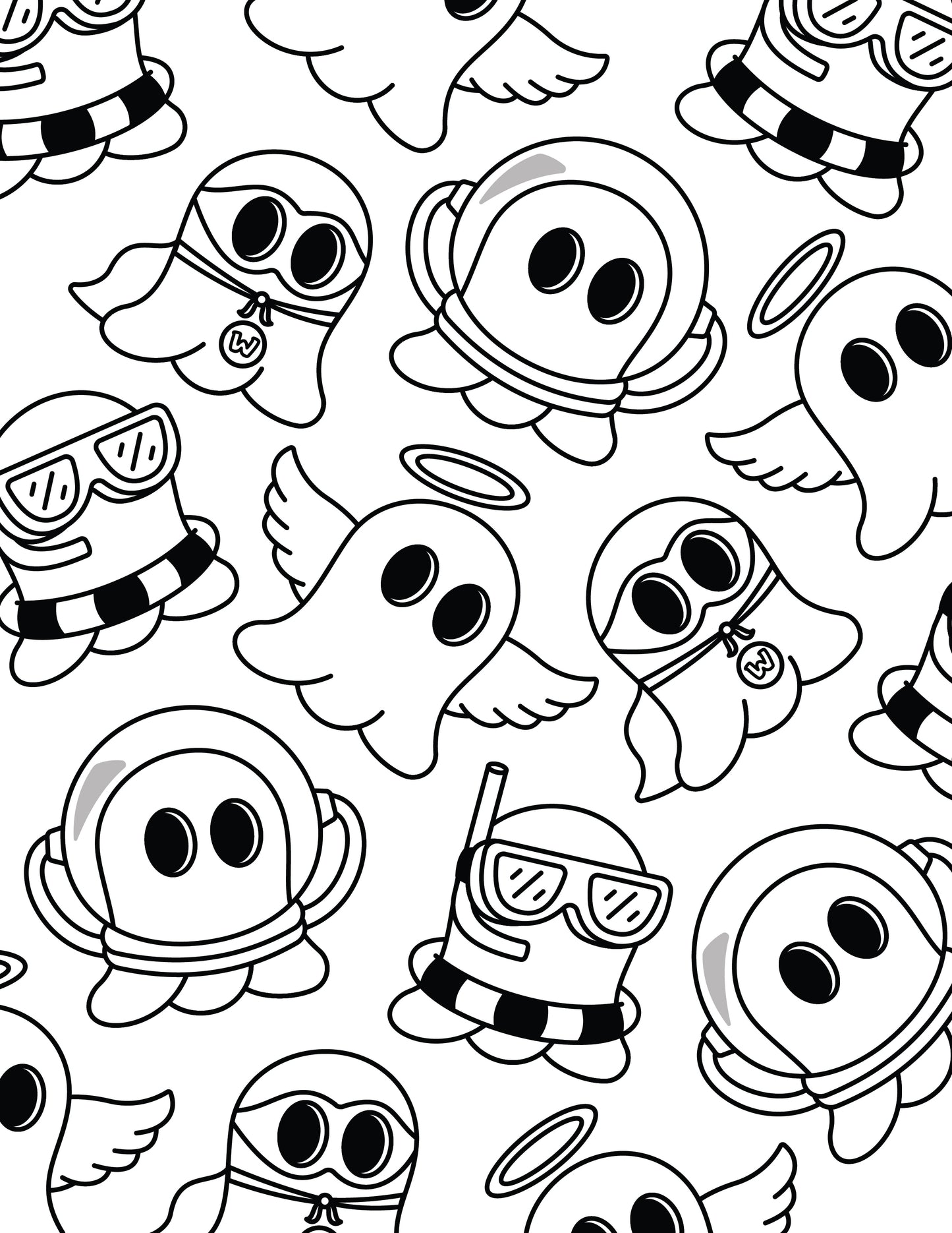 WAGO Halloween Coloring Book